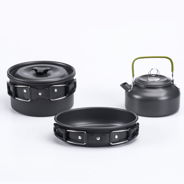 Alumina Pot Outdoor Camping Cookware Set Wholesale In Stock