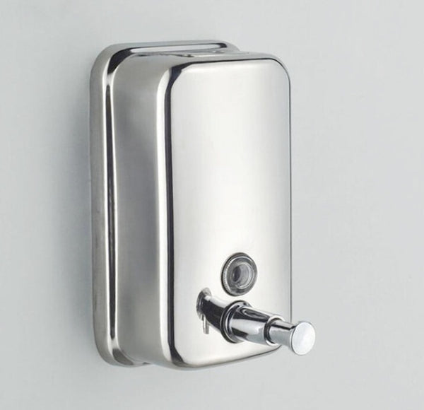 Stainless steel soap dispenser