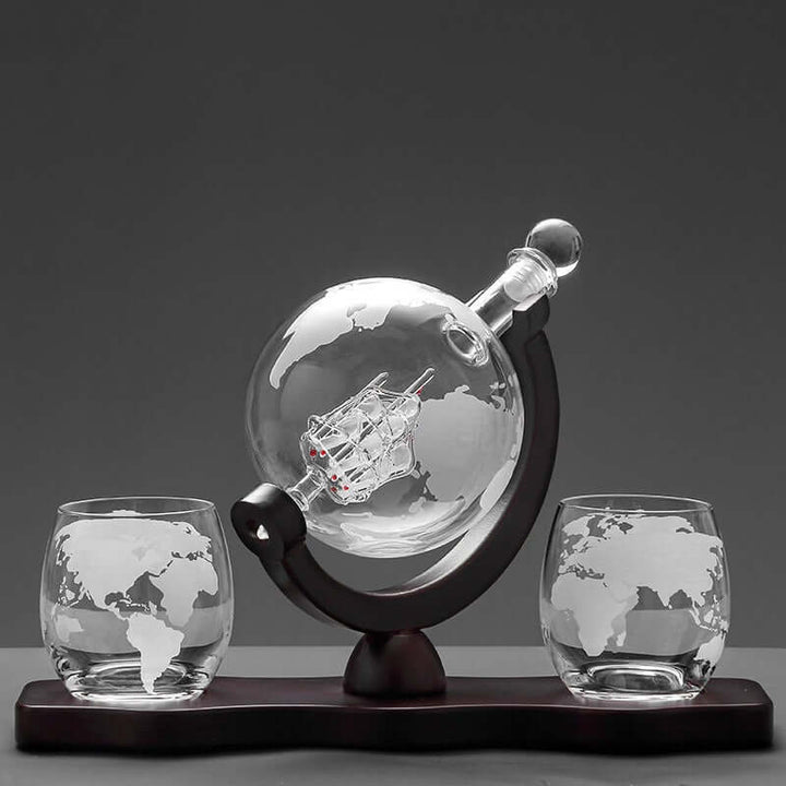Whisky Decanter Set | Globe Decanter | Globe Decanter