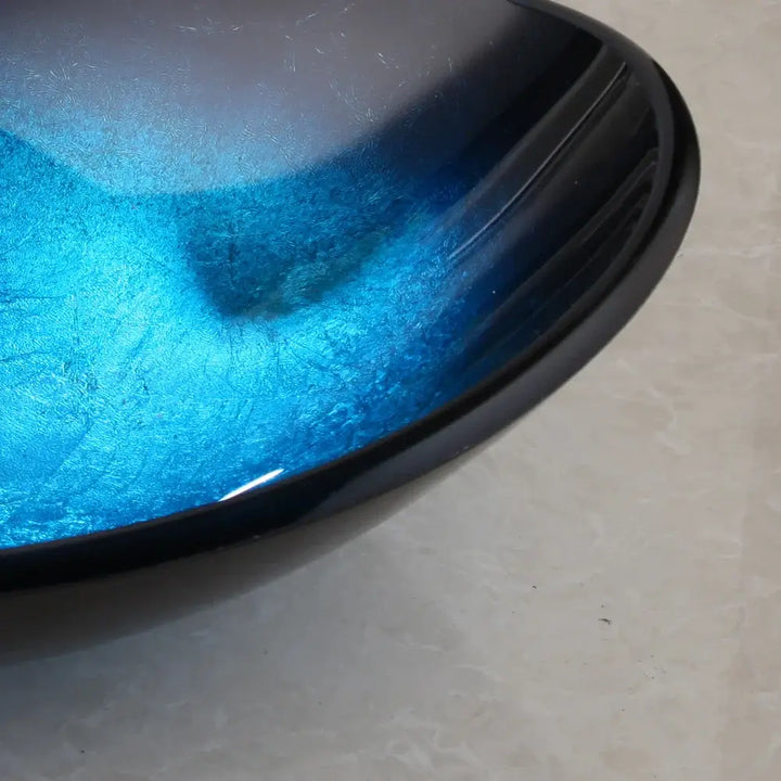 Blue Vortex Basin Set | Wash Basin Set | RayArt®️