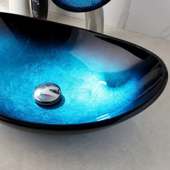 Blue Vortex Basin Set | Wash Basin Set | RayArt®️